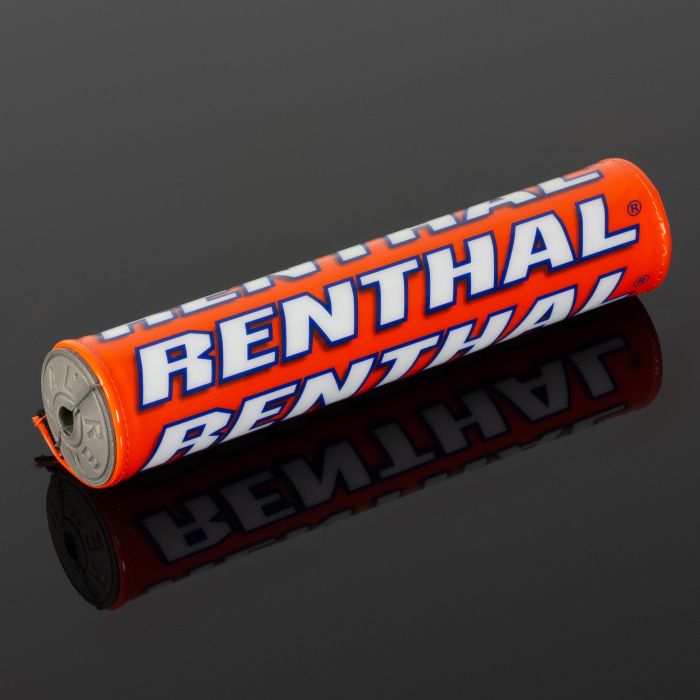 Renthal SX Pad 10-Inch Orange, White, and Blue for Motorcycle Comfort and Style
