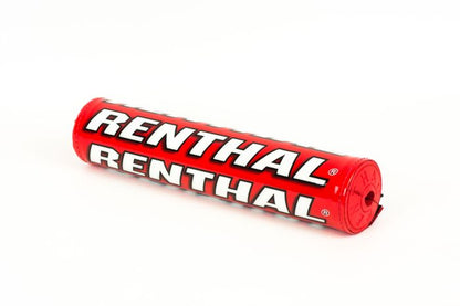 Renthal SX Pad (10 Inch) Red/Red - Durable Motorcycle Handlebar Pad for Enhanced Comfort