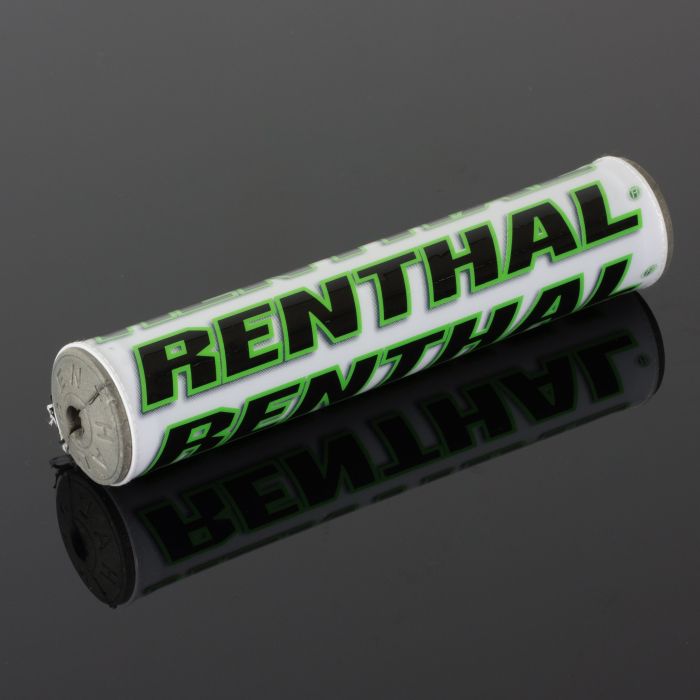Renthal SX Pad (10 inch) White/Green for MX and Dirt Bikes - Part P267