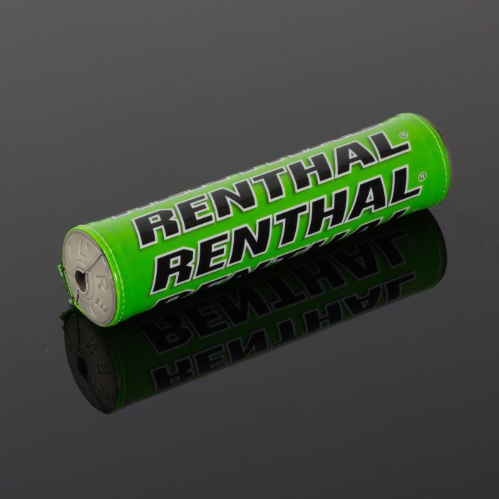 Renthal SX Pad (8.5 inch) Green - Durable Motorcycle Handlebar Pad for Enhanced Comfort
