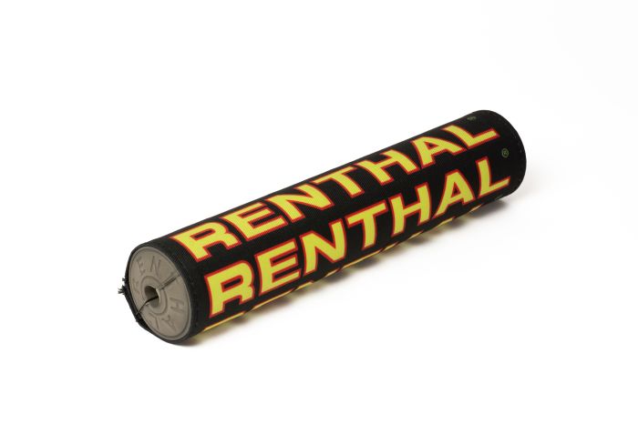 Renthal SX Pad 10-inch Black and Yellow Retro Motorcycle Seat Pad (Part P355)