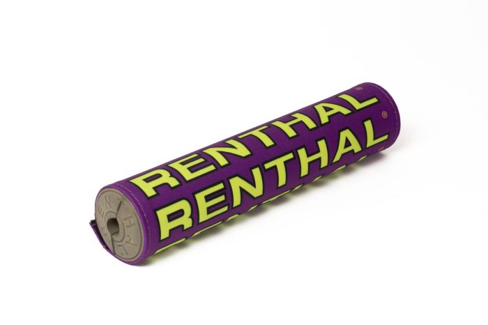 Renthal SX Pad 10 Inch Purple and Yellow Retro for Motorcycle Handlebars - Part P353