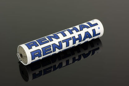 Renthal SX Pad 10in White/Blue Retro – Motorcycle Handlebar Pad