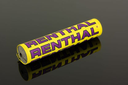 Renthal SX Pad 10 Inch Yellow/Purple Retro - Motorcycle Handlebar Pad