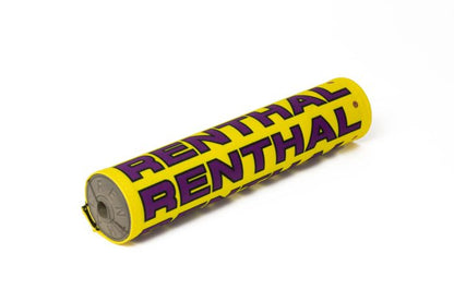 Renthal SX Pad 10 Inch Yellow/Purple Retro - Motorcycle Handlebar Pad