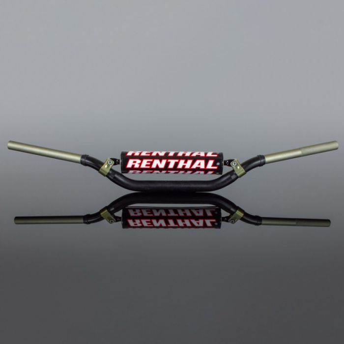 Renthal Twinwall Handlebar Padded in Black – Durable and Comfortable Motorcycle Accessory