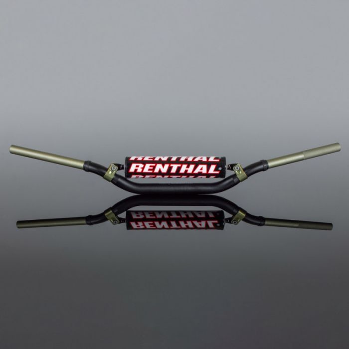 Renthal Twinwall Handlebar Padded - Black, Part Number 991-01-BK-07-185