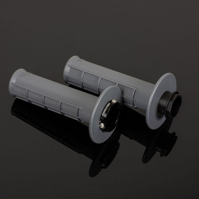 Renthal MX Original Lock-On Handlebar Grips - Medium (Half Waffle) for MX Bikes (Part G235)