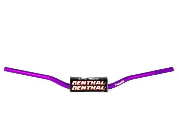 Renthal 821 Fatbar Handlebar - Purple for Off-Road and Motocross Bikes