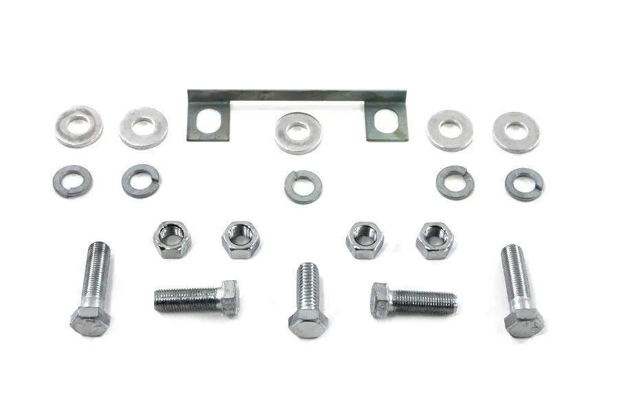 Colony Transmission Mount Kit Zinc for Harley Davidson FL (1965-1974) by Colony