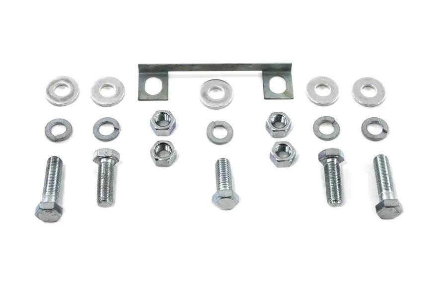 Colony Transmission Mount Kit Zinc for Harley Davidson FL (1965-1974) by Colony