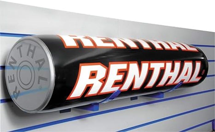 Renthal U-701-04-500 3ft Inflatable Barpad in Black for Motorcycle Handlebars
