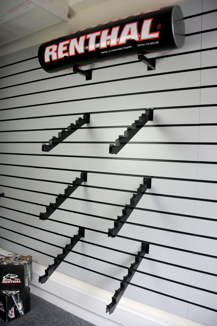Renthal Handlebar Wall Display U-RN-WALL-DISP for Motorcycle Handlebars