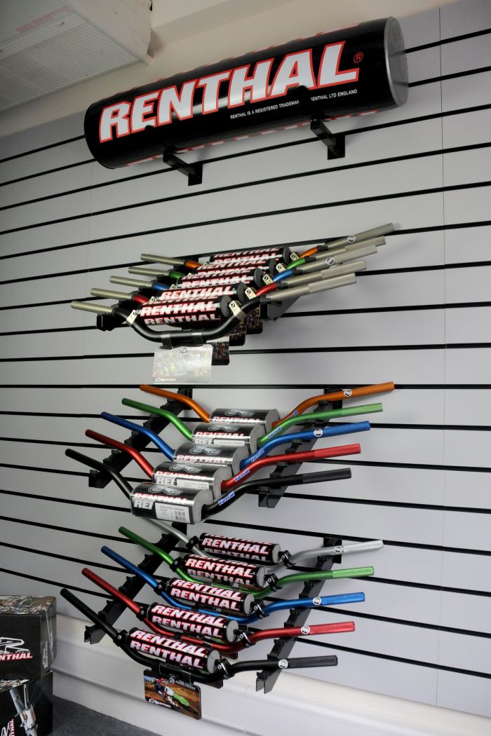 Renthal Handlebar Wall Display U-RN-WALL-DISP for Motorcycle Handlebars