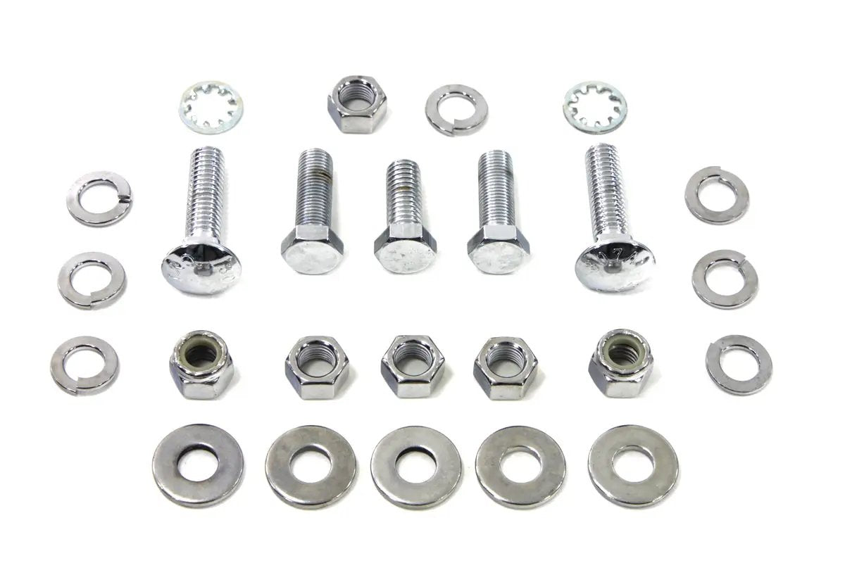 Colony Transmission Mount Kit Chrome for Harley Davidson FL and FX Models by Colony