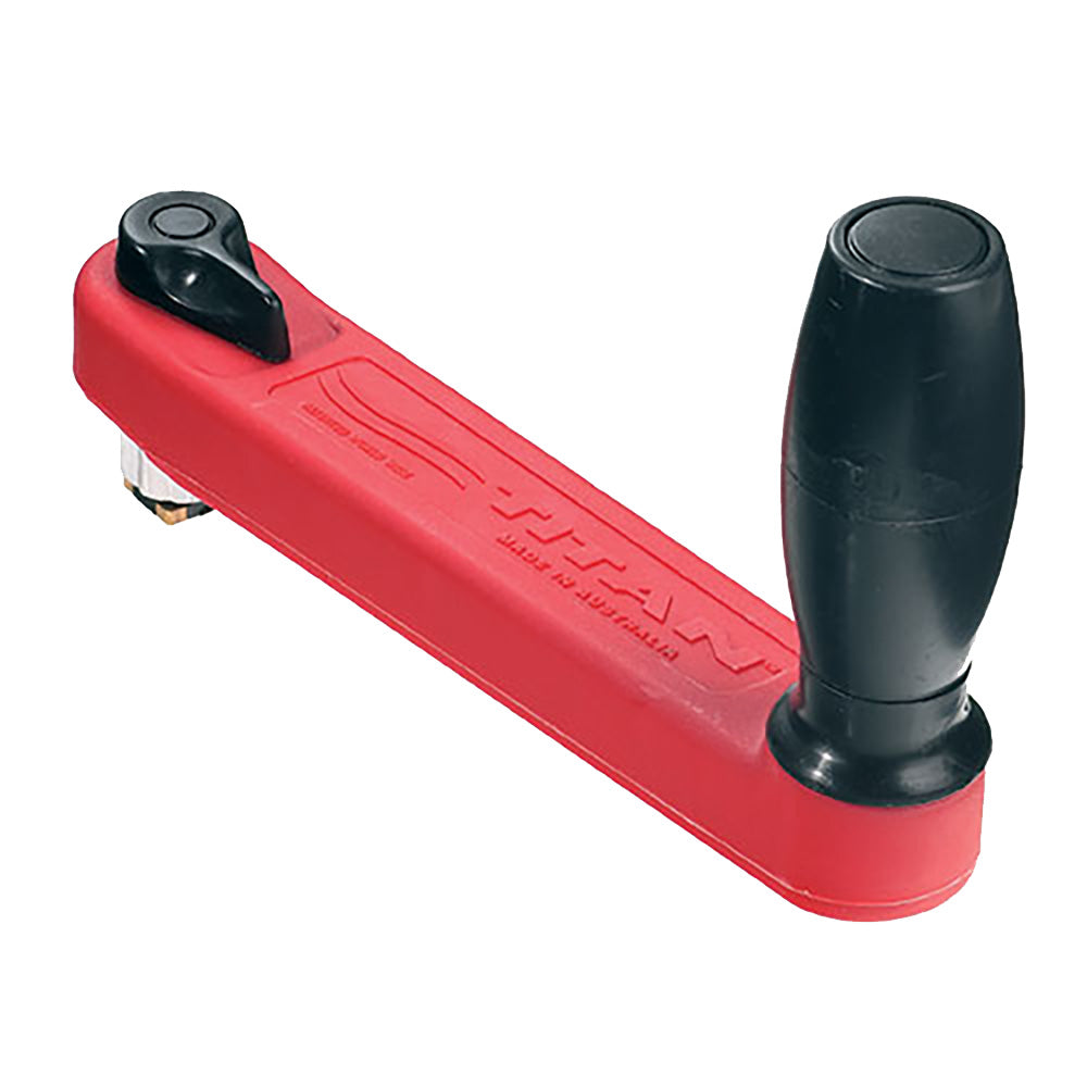Lewmar 8-inch Red Titan Locking Winch Handle - Durable Saltwater-Resistant Marine Winch Tool