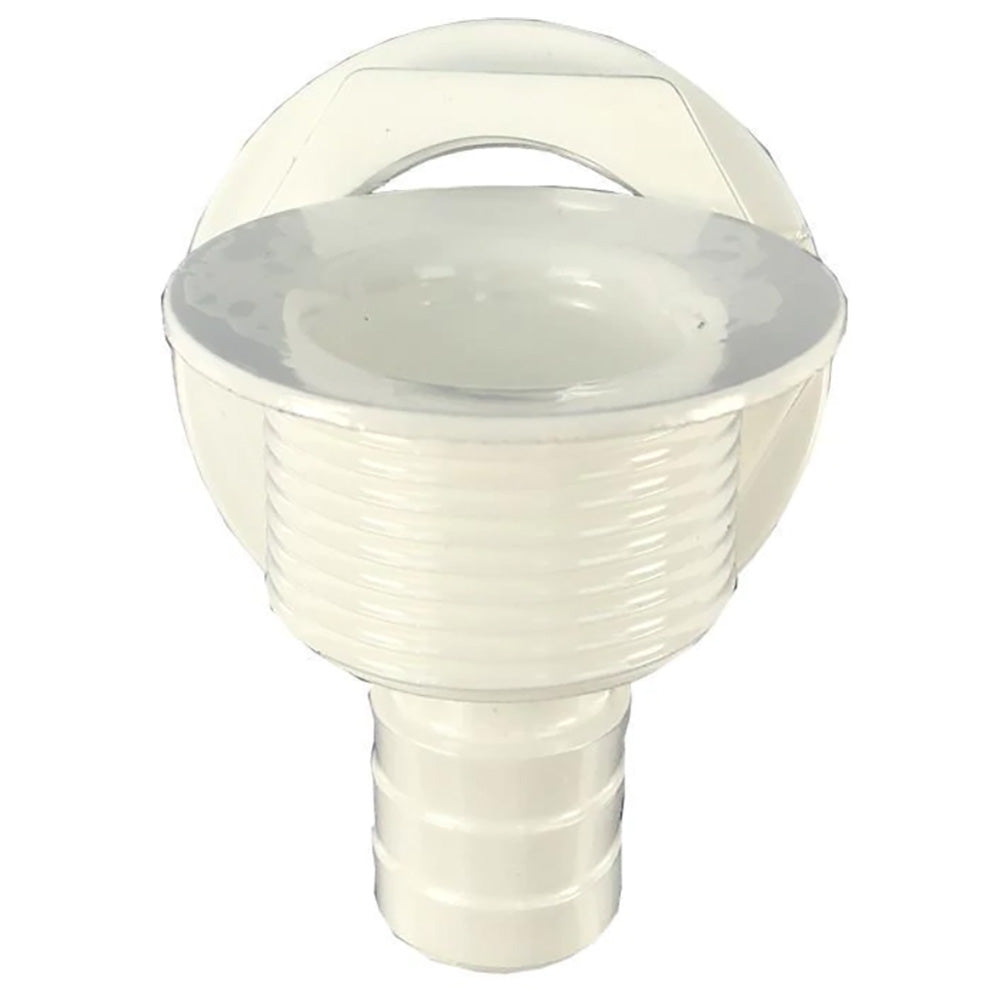 T-H Marine Supplies APD-2-DP Straight Barbed All-Purpose Drain in White