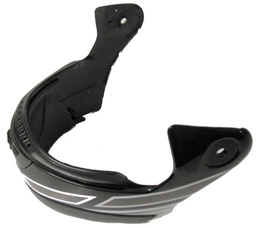 ZEUS Liftech 508 Storm Black Replacement Chin Bar - Model BAR-SRM-BK