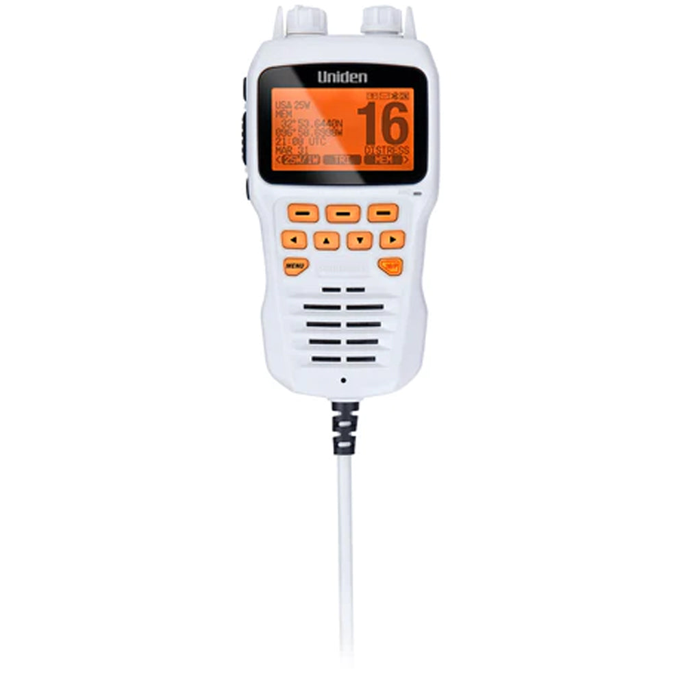 Uniden UMRMIC Remote Microphone for UM725 VHF Radios - White