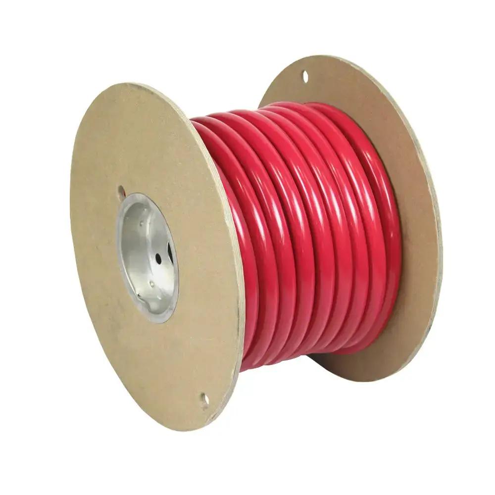 Pacer Red 6 AWG Marine Battery Cable - 25 Feet, Flexible Tinned Copper Wire by Pacer