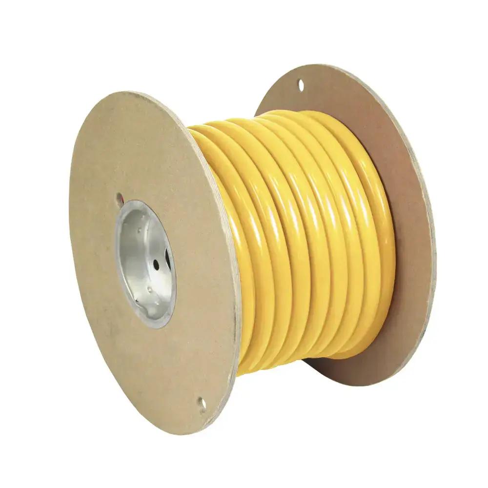 Pacer Yellow 6 AWG Marine Battery Cable - 25 Feet, Flexible Tinned Copper Wire for Marine Applications by Pacer