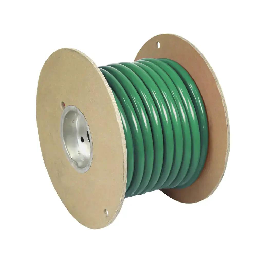 Pacer Green 6 AWG Marine Battery Cable - 50 Feet, Tinned Copper, Flexible PVC Insulation by Pacer