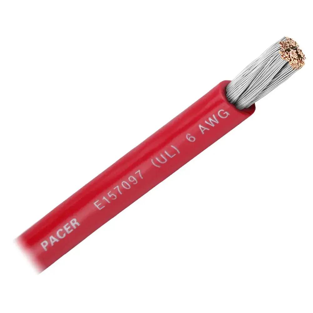 Pacer Red 6 AWG Marine Battery Cable - Sold by the Foot by Pacer