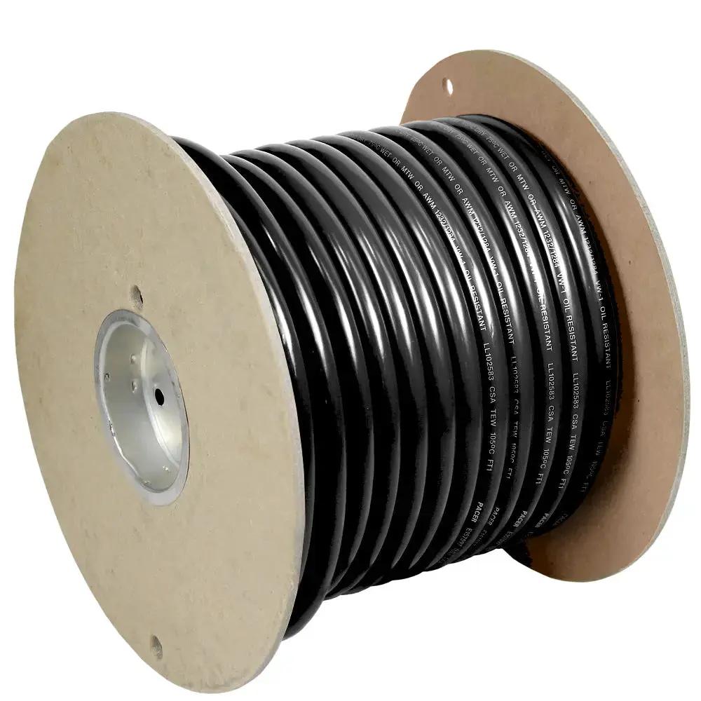 Pacer Black 4 AWG Marine Battery Cable - 100 Feet by Pacer