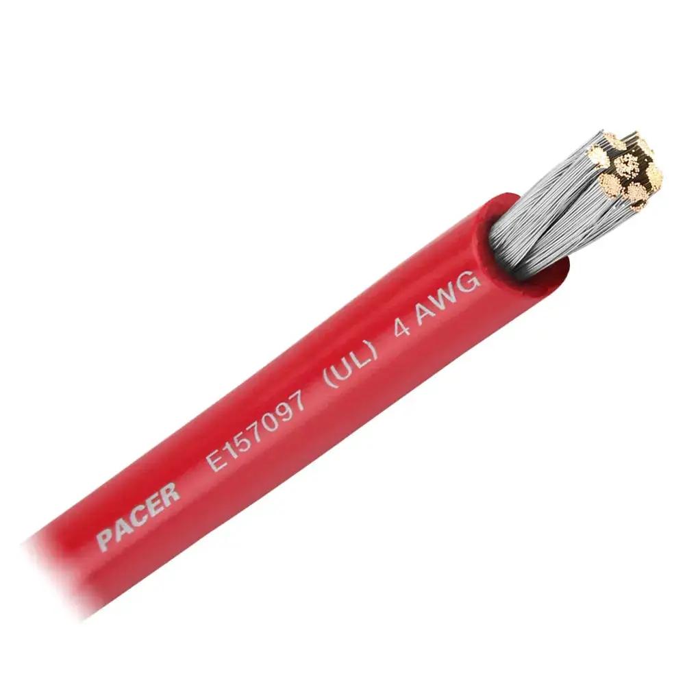Pacer Red 4 AWG Marine Battery Cable - Sold By The Foot by Pacer