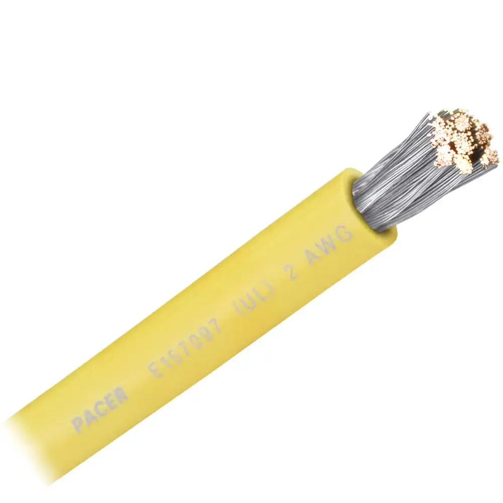 Pacer Yellow 2 AWG Marine Battery Cable - Sold by the Foot by Pacer