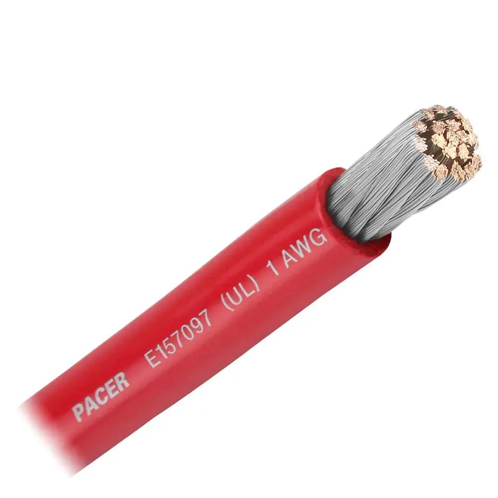 Pacer Red 1 AWG Marine Battery Cable - Sold by the Foot by Pacer