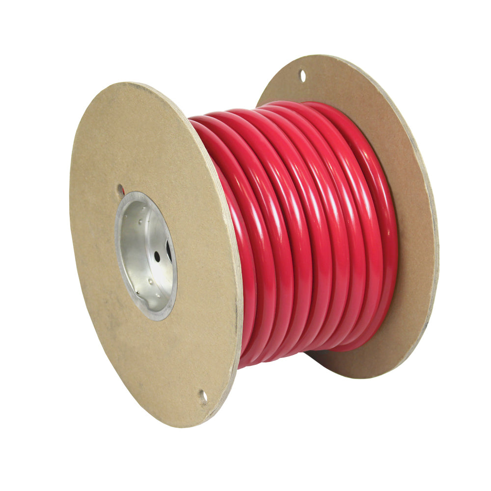 Pacer Red 4/0 AWG Marine Battery Cable - 25 feet