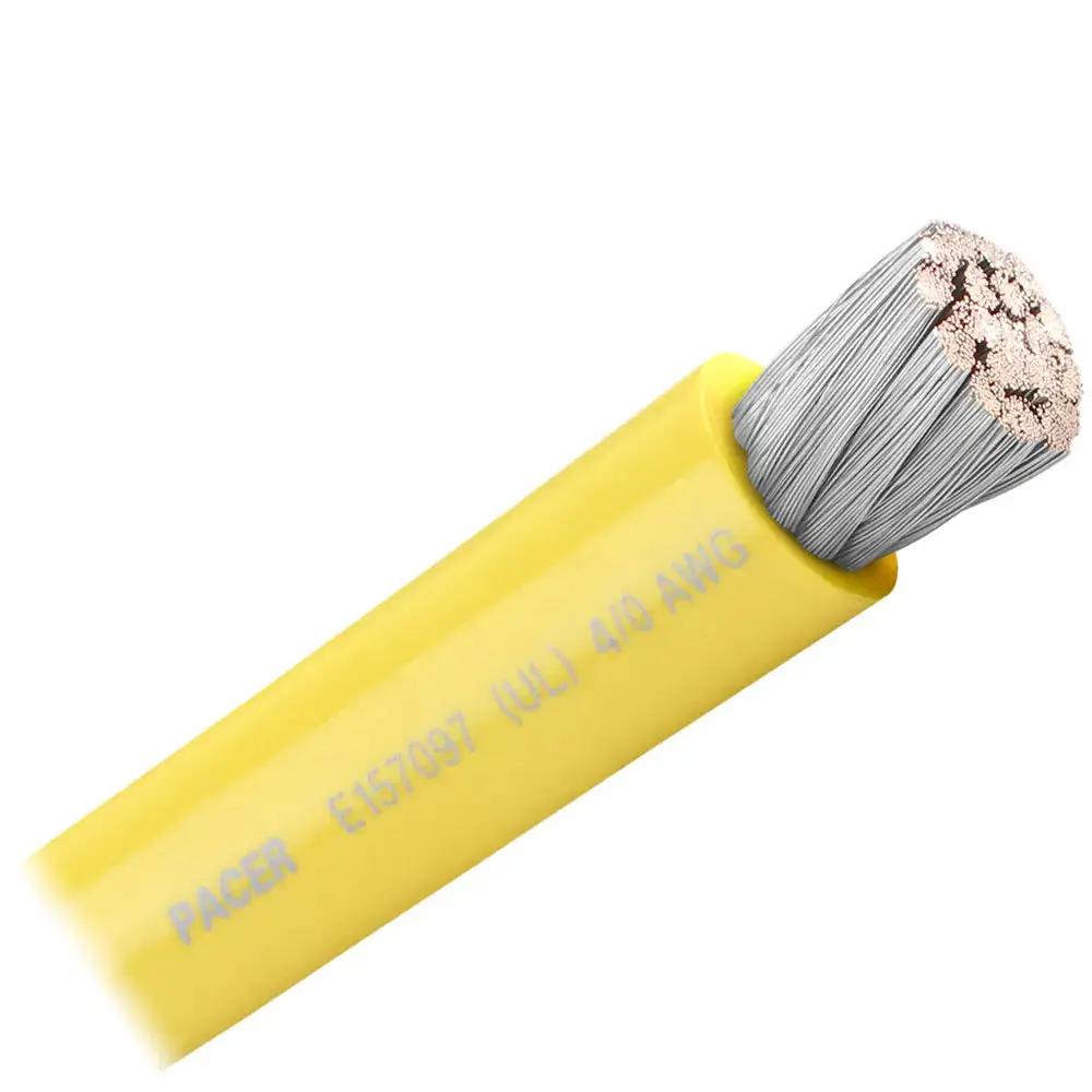 Pacer Yellow 4/0 AWG Marine Battery Cable - Sold by The Foot by Pacer