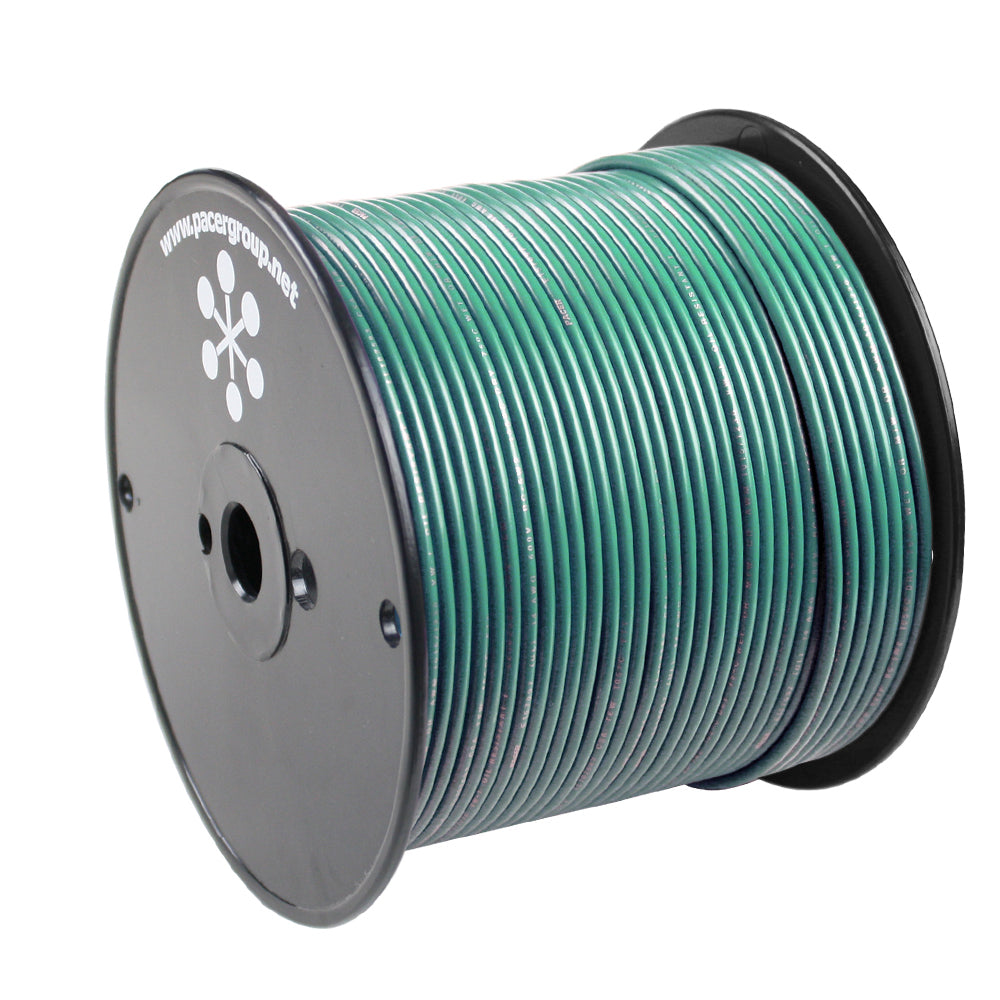 Pacer Green 18 AWG Marine Primary Wire - 500 Feet for Marine Electrical Systems