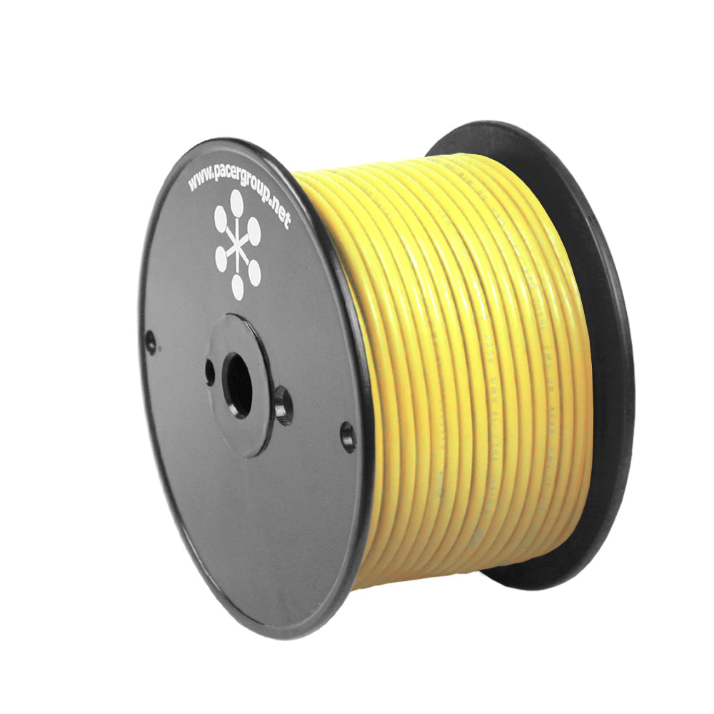 Pacer Yellow 16 AWG Marine Primary Wire - 100 Feet, Model WUL16YL-100