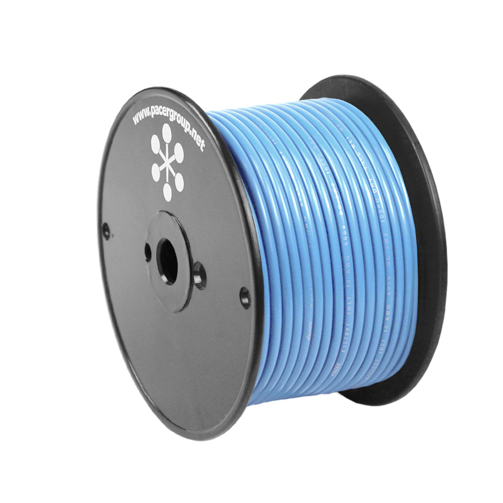 Pacer Light Blue 16 AWG Primary Marine Wire - 100 Feet