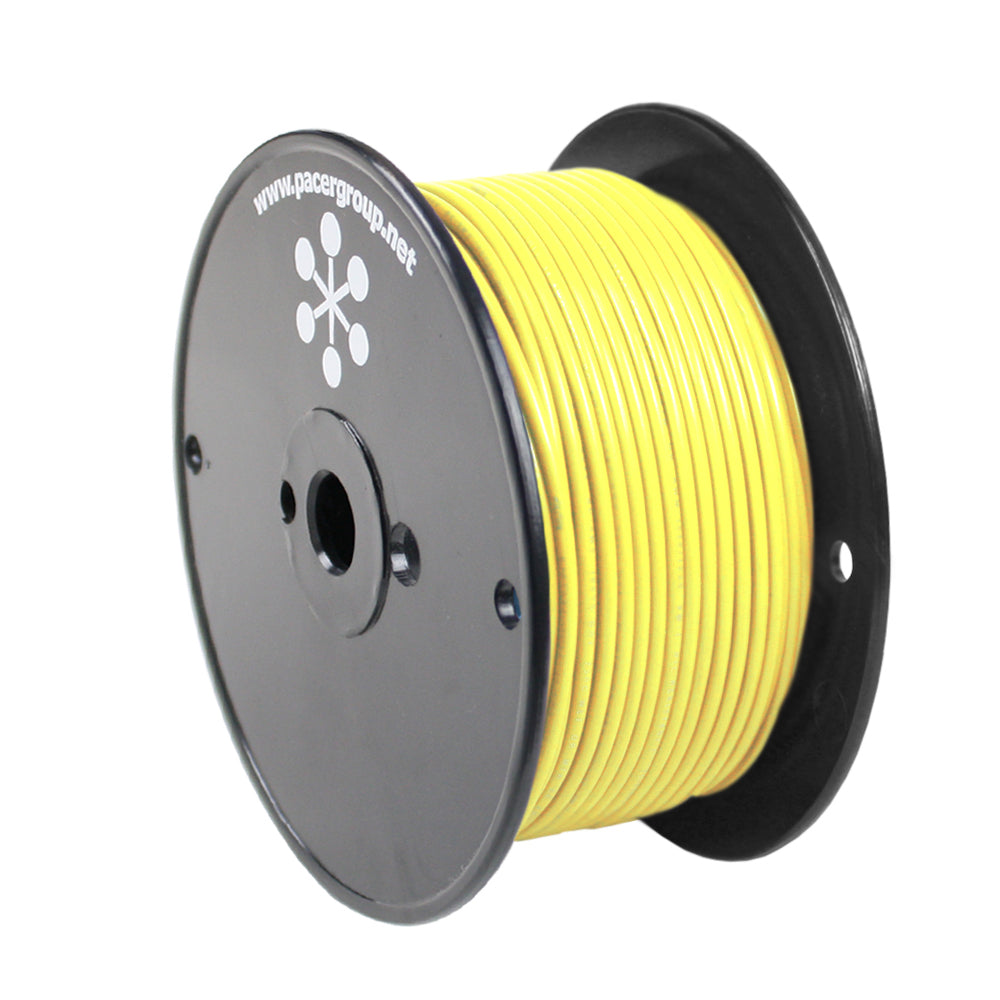 Pacer Yellow 16 AWG Primary Marine Wire - 250 Feet for Durable Marine Electrical Systems