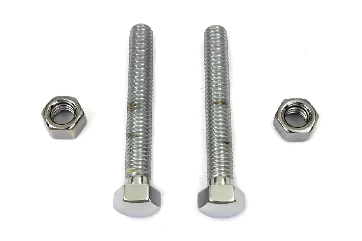 Colony Chrome Rear Axle Adjuster Screw for Harley Davidson FXST 1993-2002 by Colony