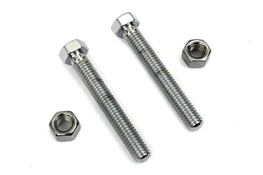 Colony Chrome Rear Axle Adjuster Screw for Harley Davidson FXST 1993-2002 by Colony
