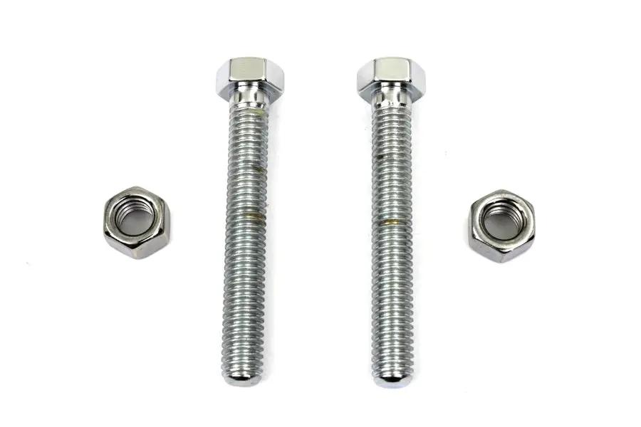 Colony Chrome Rear Axle Adjuster Screw for Harley Davidson FXST 1993-2002 by Colony