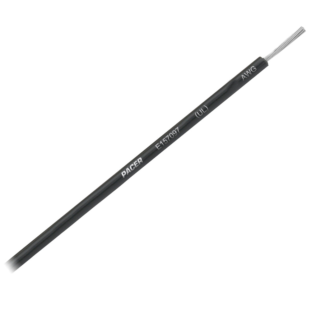 Pacer Black 14 AWG Primary Marine Wire - 25 Feet
