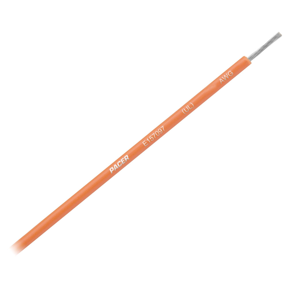 Pacer WUL14OR-25 Orange 14 AWG Marine Primary Wire, 25 ft