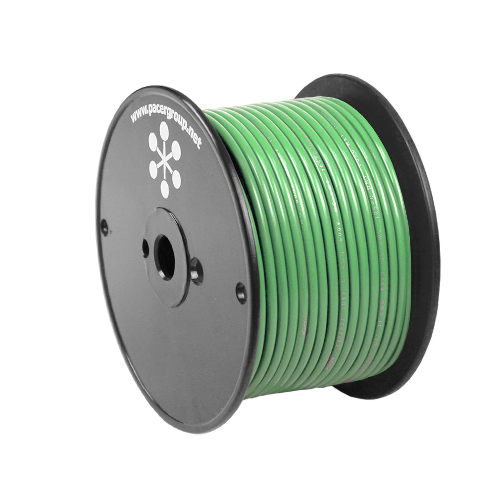 Pacer Light Green 14 AWG Primary Marine Wire - 100 Feet