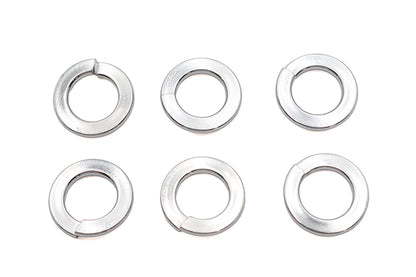 Colony Chrome Split Lock Washer Set - 3/8 inch Inner Diameter, Pack of Six