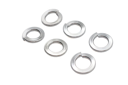 Colony Chrome Split Lock Washer Set - 3/8 inch Inner Diameter, Pack of Six