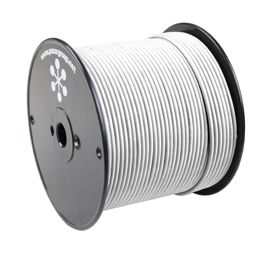 Pacer White 14 AWG Primary Marine Wire - 500 Feet, Durable Tinned Copper with PVC Insulation