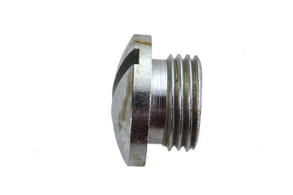 Colony Oil Pump Bypass Valve Plug Chrome for Harley Davidson EL & FL (Part Number 9526-1)