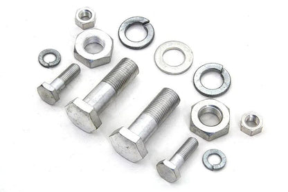 Colony Rear Frame Bar Mount Kit for Harley Davidson EL and FL – Cadmium Bolts, Nuts & Washers by Colony