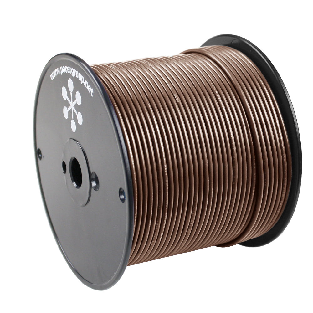 Pacer WUL10BR-500 Brown 10 AWG Marine Primary Wire, 500 ft