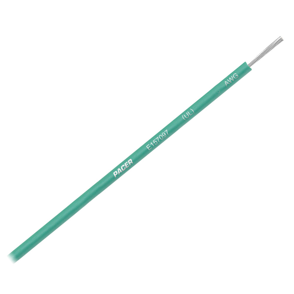Pacer Green 8 AWG Primary Marine Wire - 25 Feet for Harsh Environments by Pacer